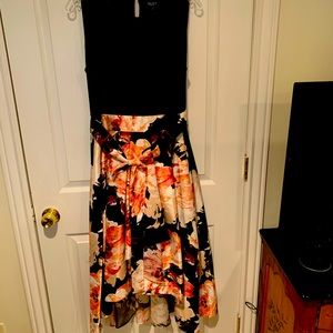 Beautiful high /low dress to go out in.
